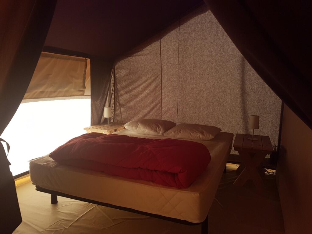 Tente Lodge au Camping Les Amis de la Nature à Munster - vue 2